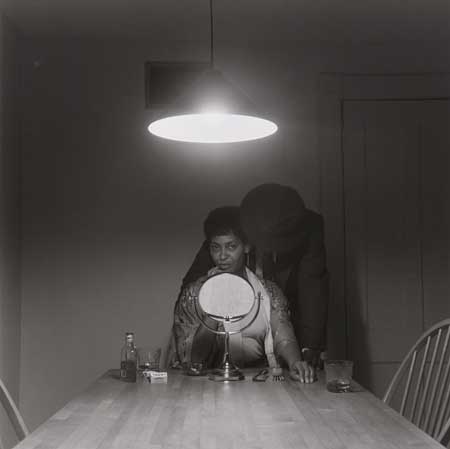 CARRIE MAE WEEMS (1953 - ) Untitled (Man and Mirror).